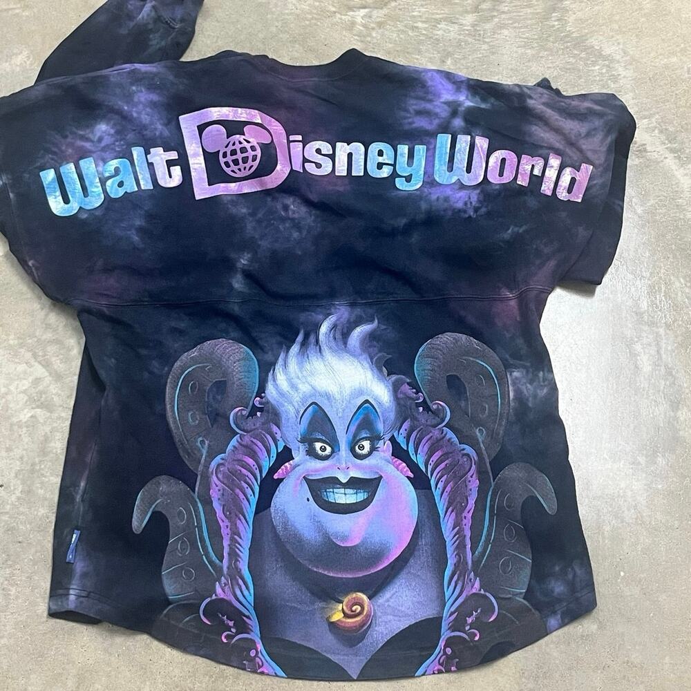Disney World Ursula Spirit Jersey Small Tie Dye Little Mermaid Villain Graphic